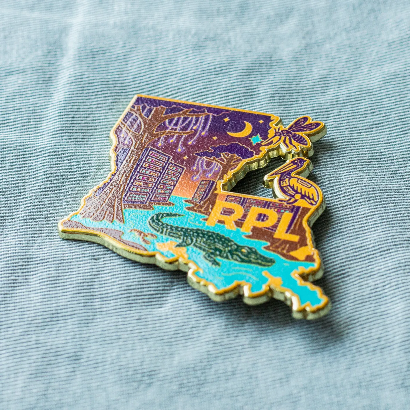 Przypinka z nadrukiem cyfrowym — Pins Republic